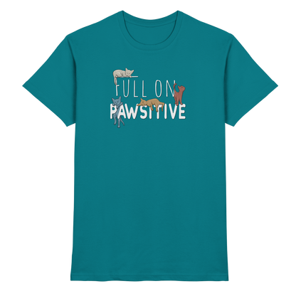 Full On Pawsitive! Gechillte Katzen - Premium Shirt
