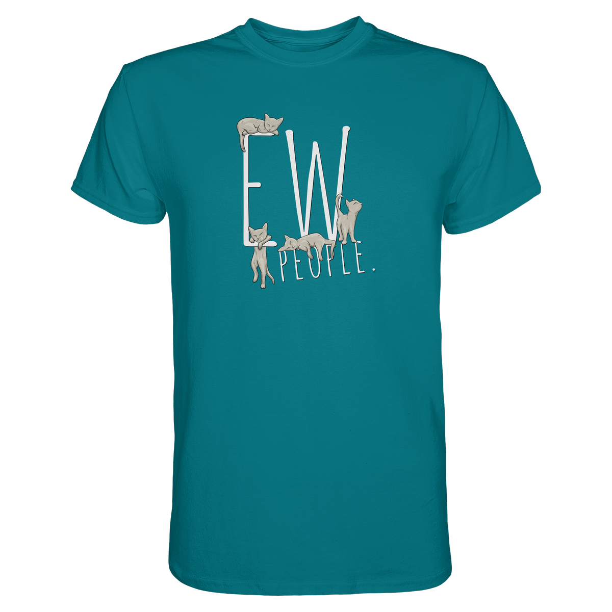 Ew, People. Sarkastische Katzen - Premium Shirt