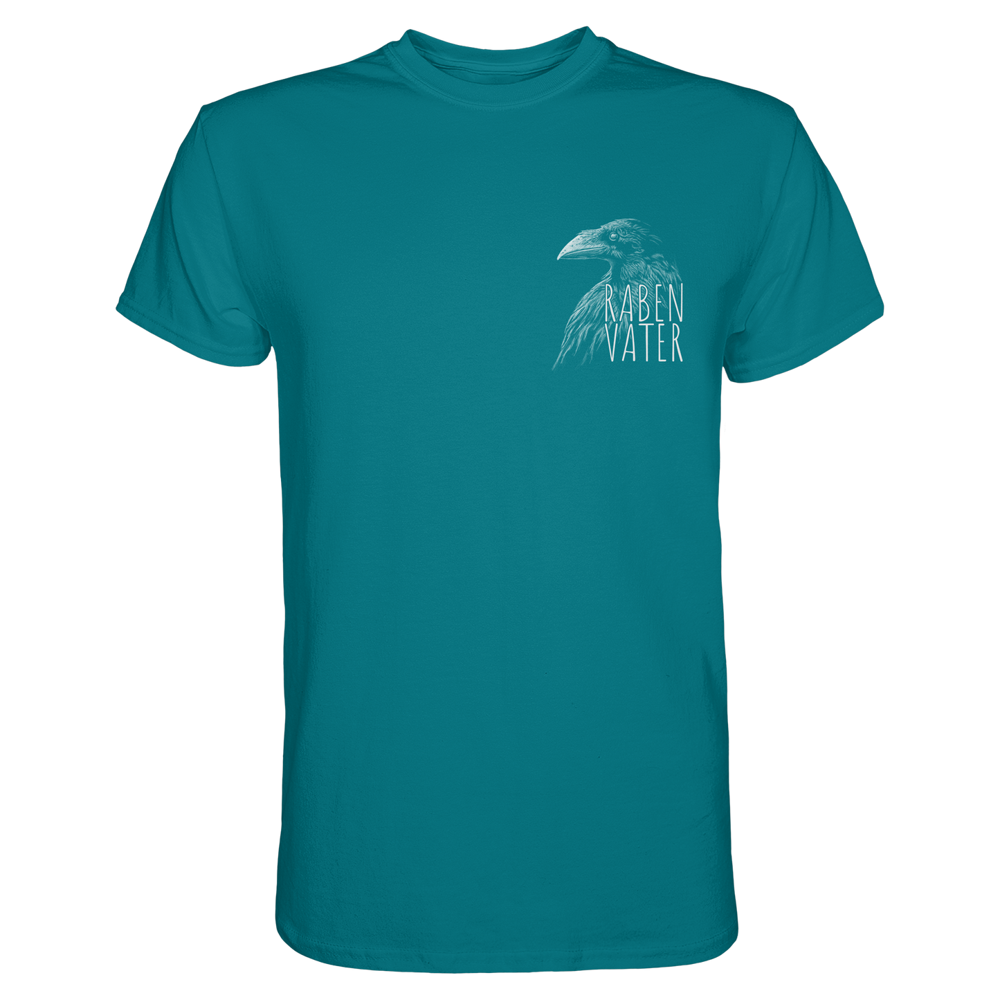 Rabenvater schwarzer Rabe Krähe - Premium Shirt