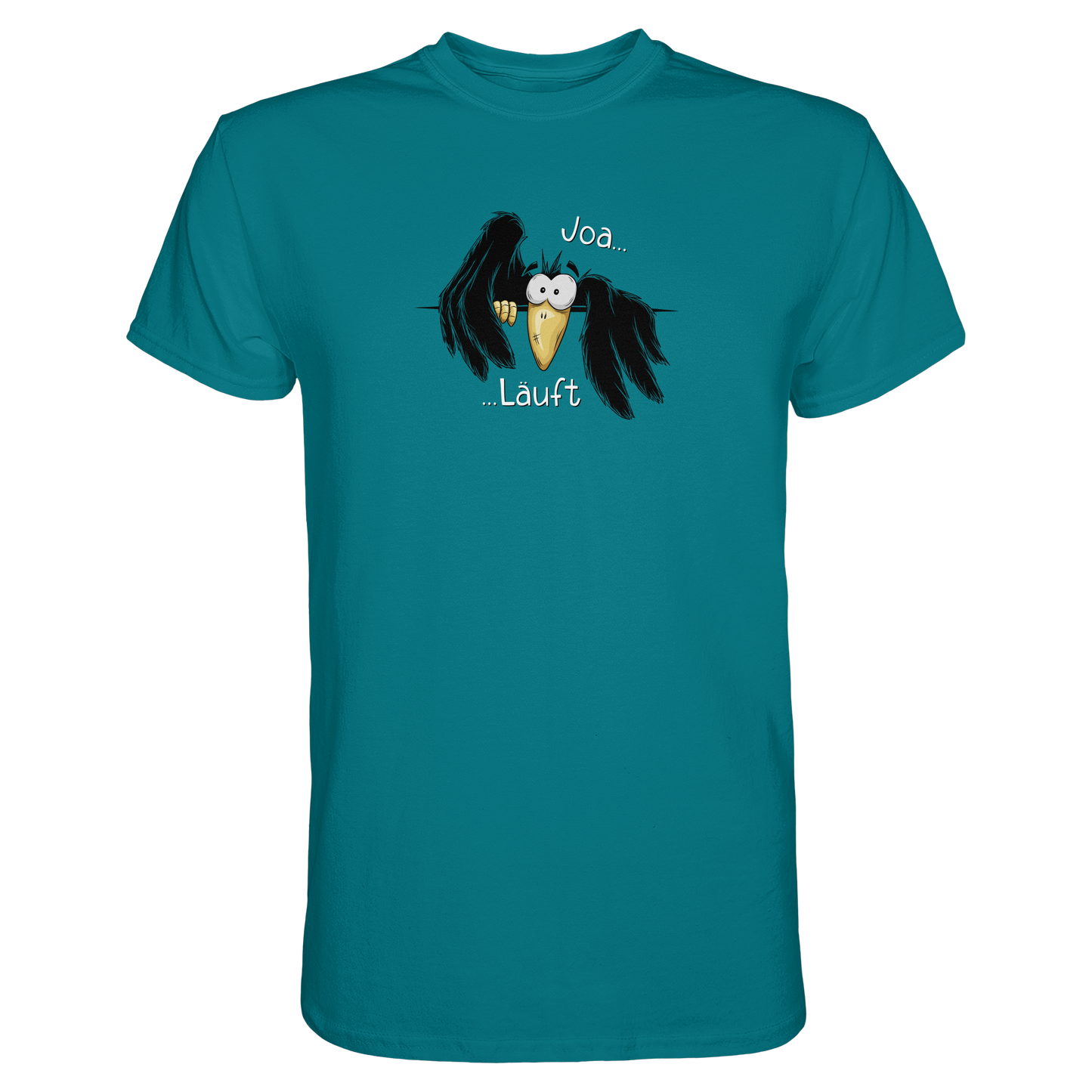 Joa Läuft Krähe gechillter Rabe - Premium Shirt