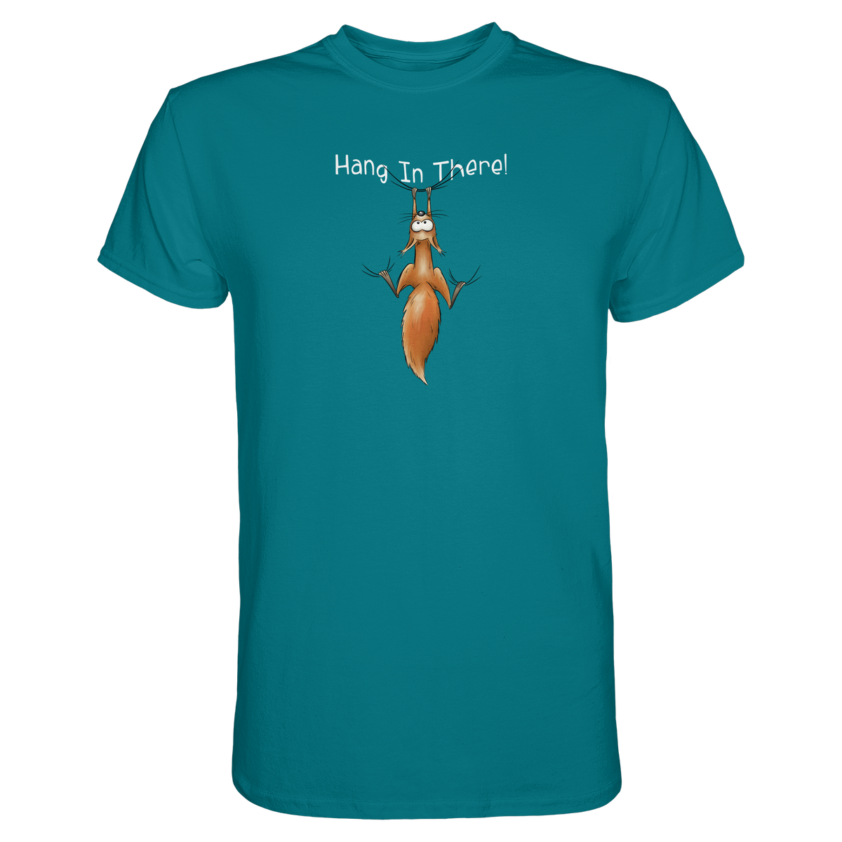 Hang In There | Lässiges Eichhörnchen - Premium Shirt
