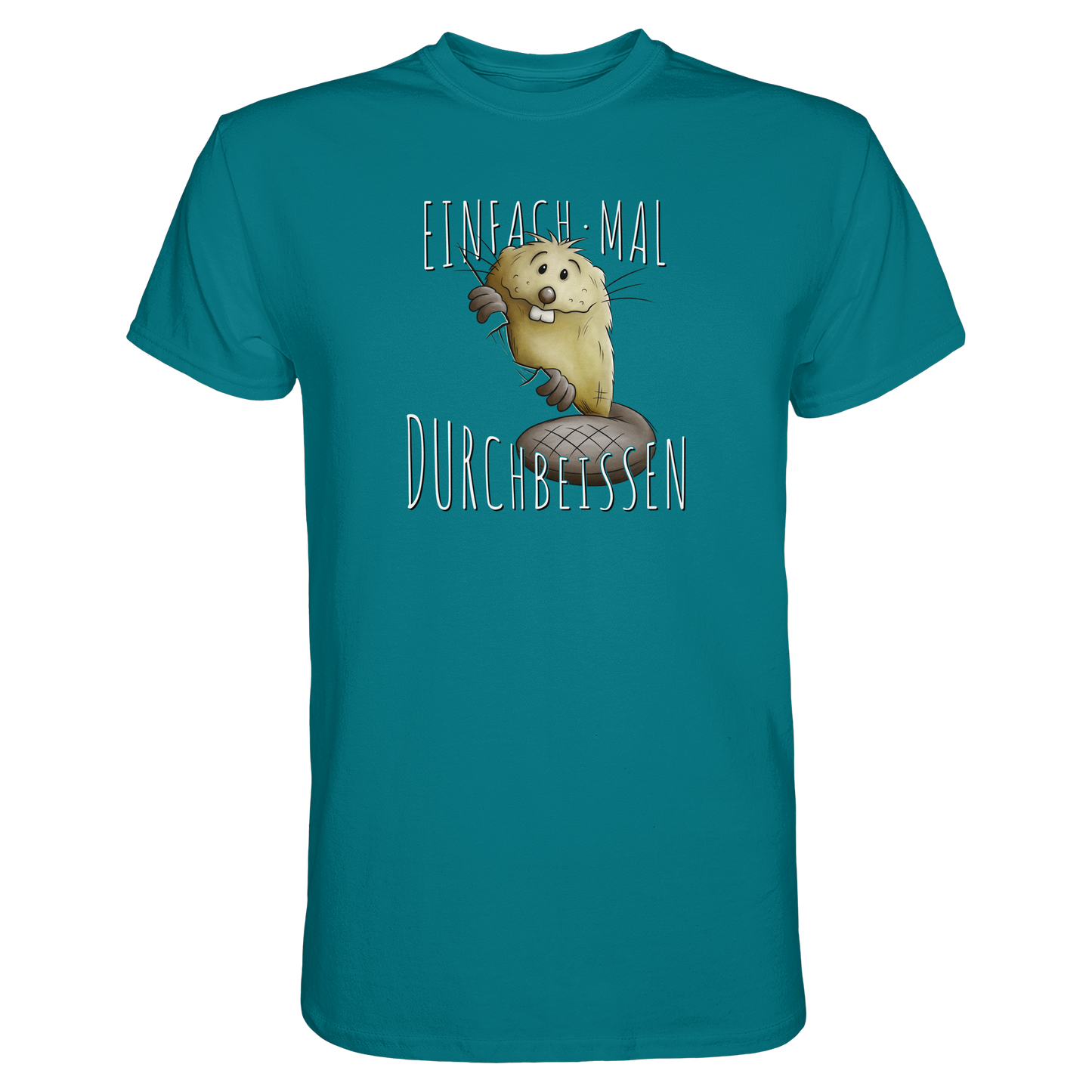 Einfach mal Durchbeissen Biber - Premium Shirt