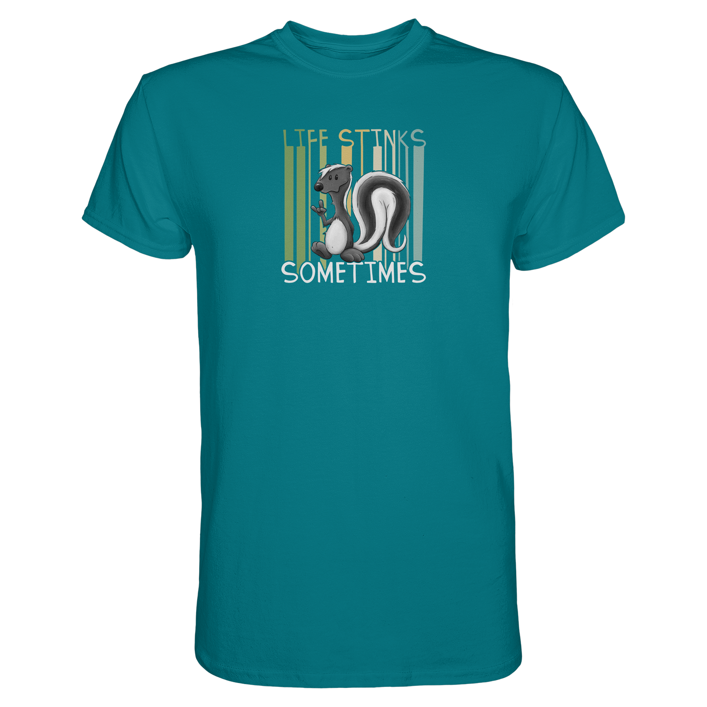 Life Stinks Sometimes Stinktier Weisheit - Premium Shirt