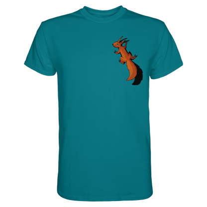 Süßes Eichhörnchen klettert - Premium Shirt