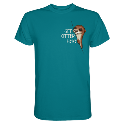 Get Otter Here | Lustiger Otter Kalauer - Premium Shirt