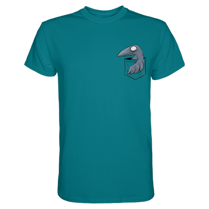 Grufti Rabe Krähe in der Tasche - Premium Shirt