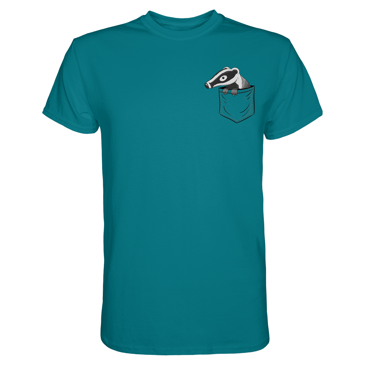 Lustig gemütlicher Dachs In der Tasche - Premium Shirt