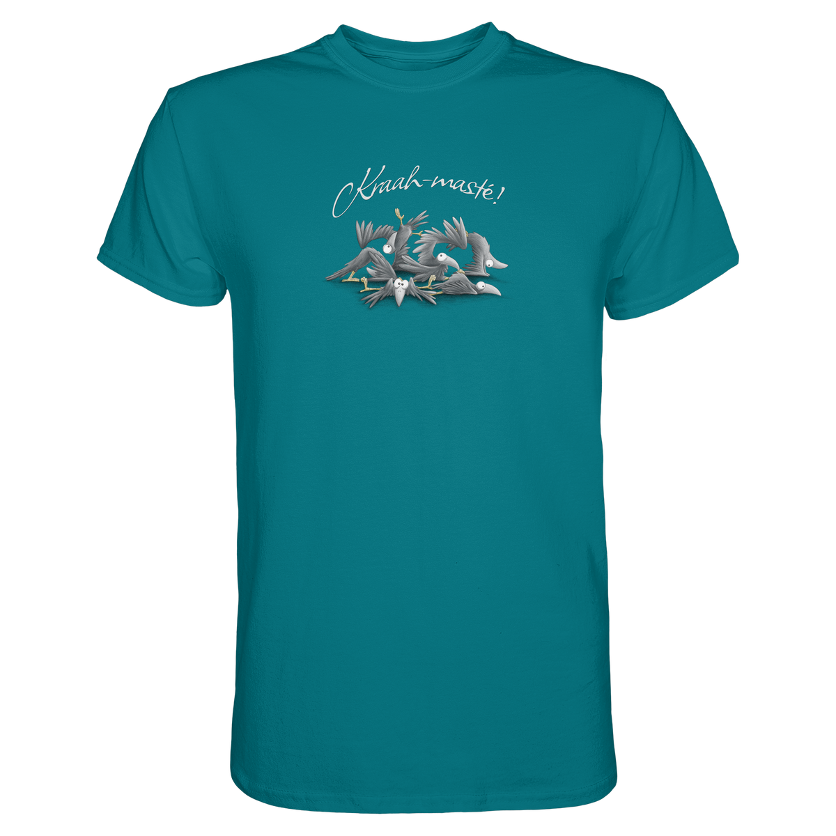 Kraah-masté! Yoga Raben Krähen - Premium Shirt