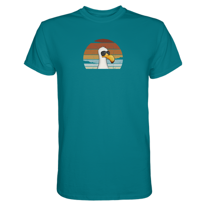 Cool lässige Retro Möwe - Premium Shirt