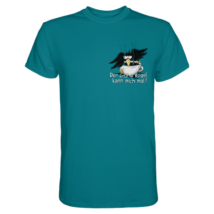 Der frühe Vogel kann mich mal | Kaffee Rabe - Premium Shirt