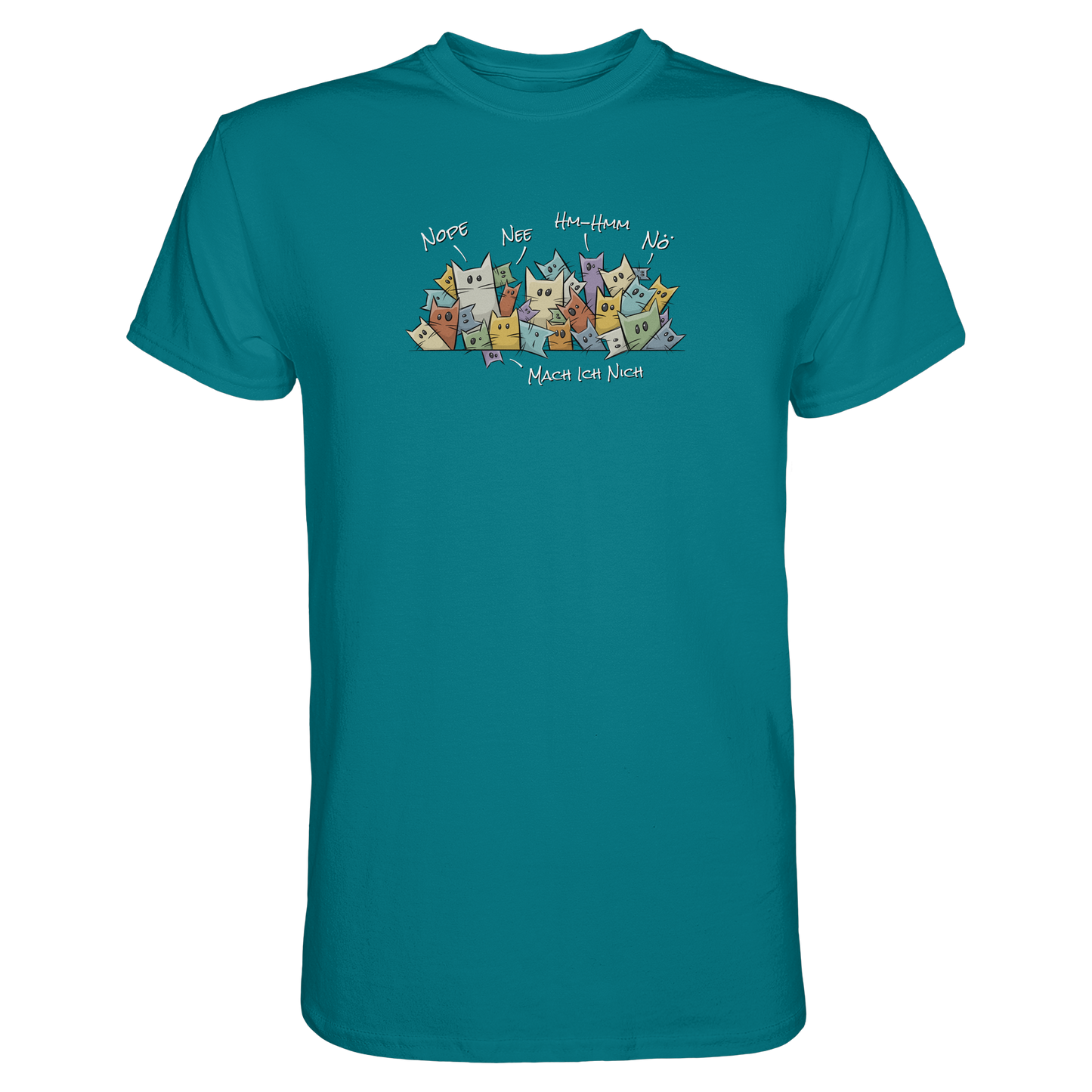 Nope, Nee, Nö Katzen - Premium Shirt
