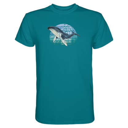 Retro Unterwasser Buckelwal - Premium Shirt