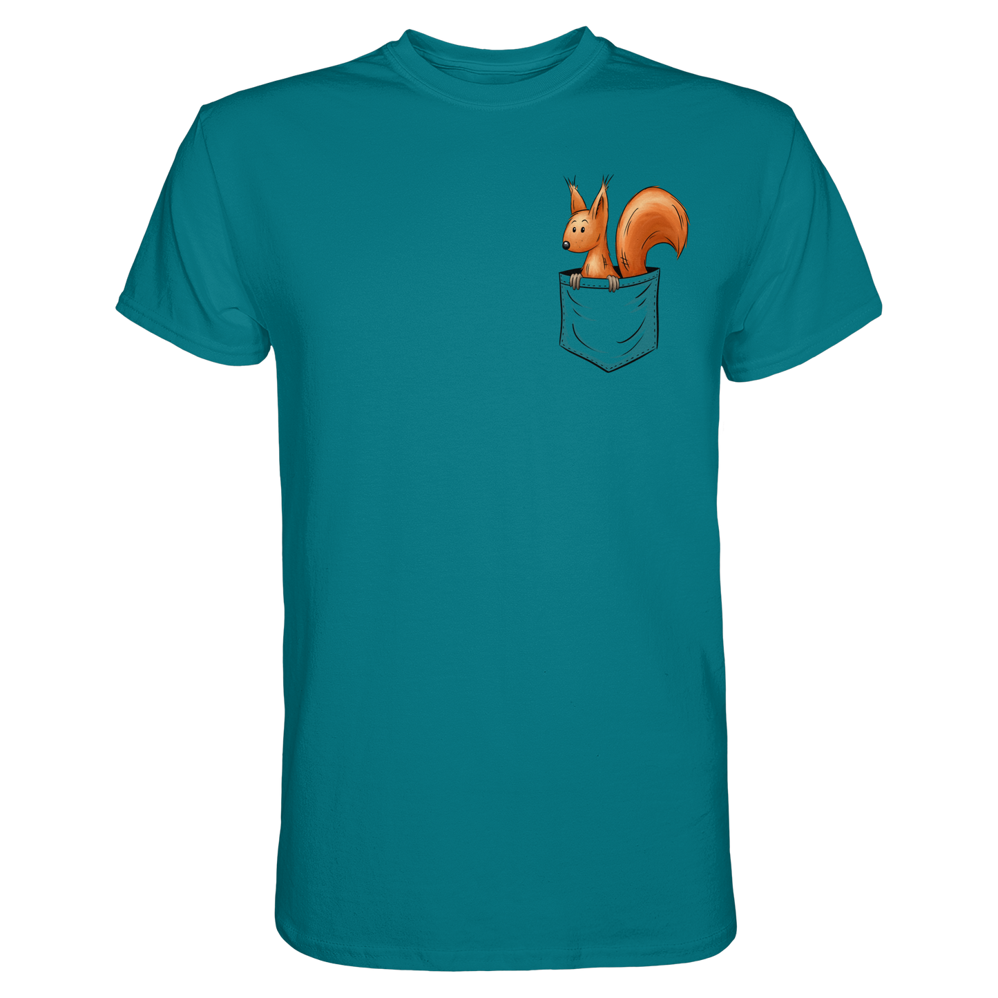 Lässiges Eichhörnchen In Tasche - Premium Shirt