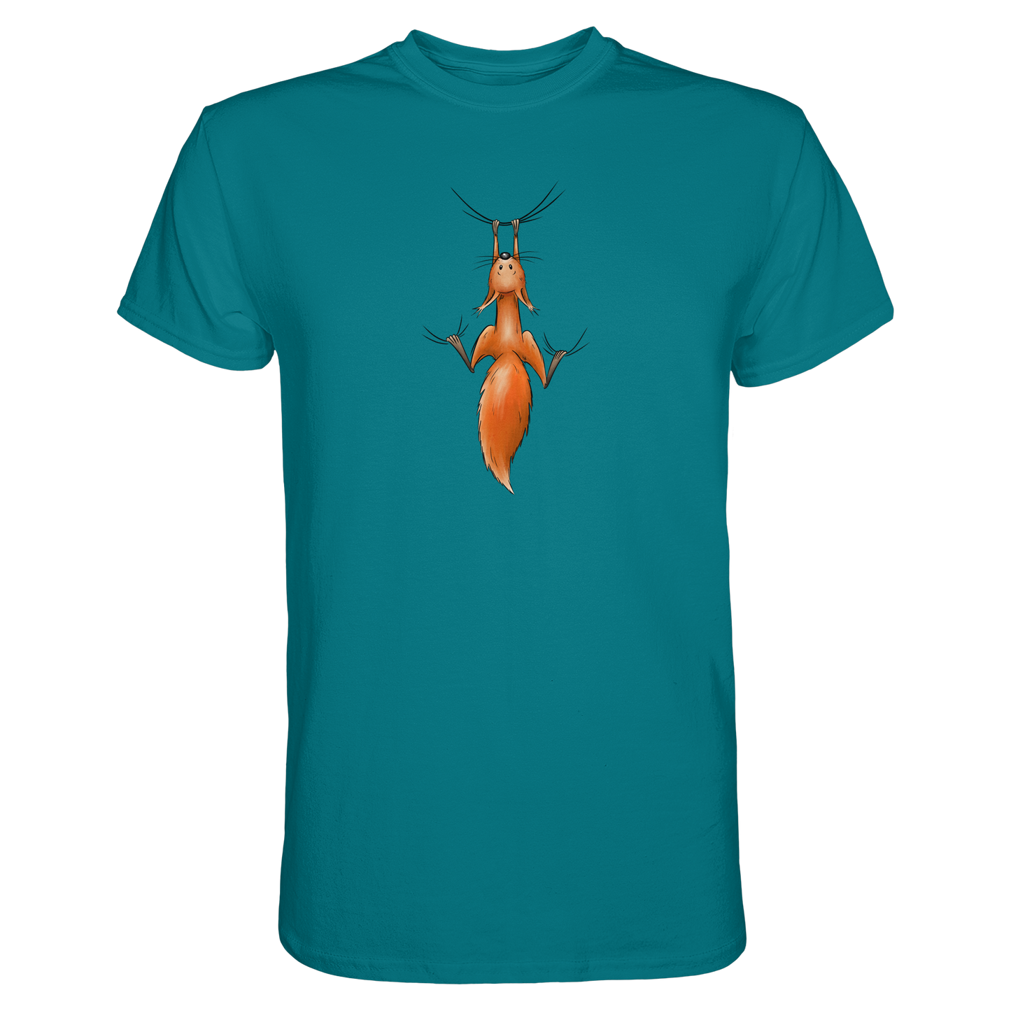 Rotes Eichhörnchen hängt ab - Premium Shirt