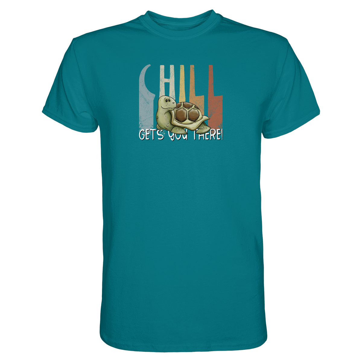 Gechillt gemütliche Schildkröte - Premium Shirt