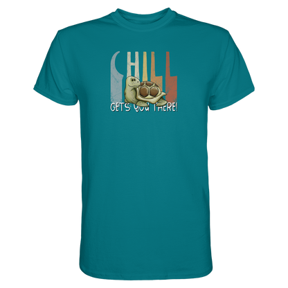 Gechillt gemütliche Schildkröte - Premium Shirt