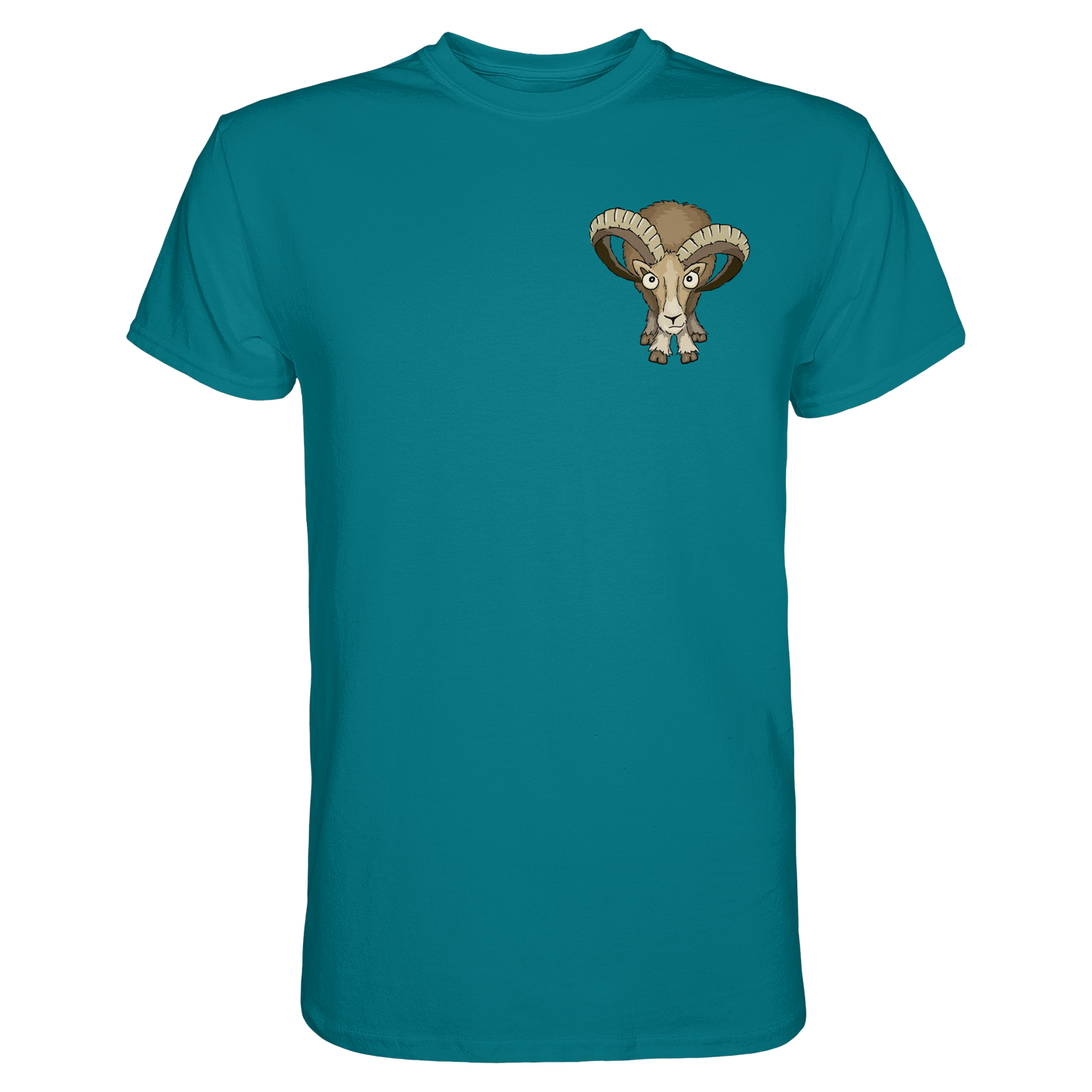 Bockiges Mufflon Widder Schafbock - Premium Shirt