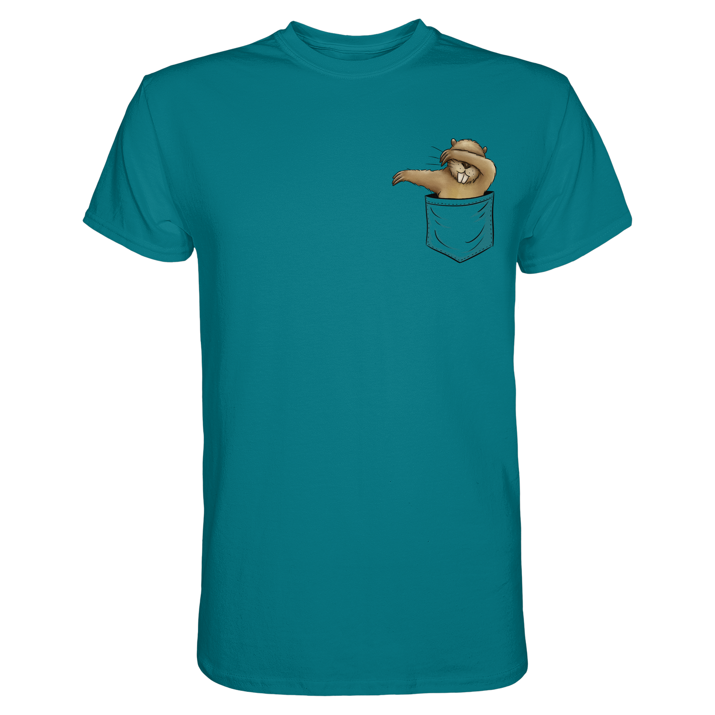 Dabbender Biber in Deiner Tasche - Premium Shirt