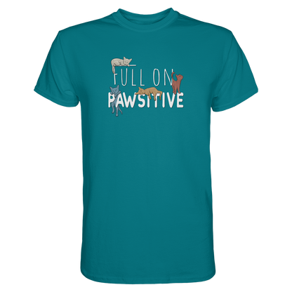 Full On Pawsitive! Gechillte Katzen - Premium Shirt