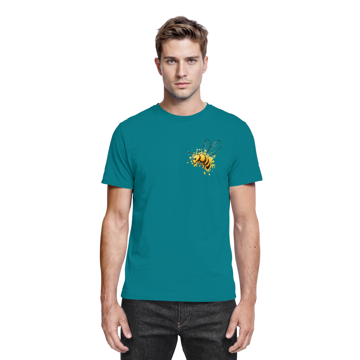 Lässige kleine Honig-Biene - Premium Shirt