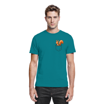 Lässiges Eichhörnchen In Tasche - Premium Shirt