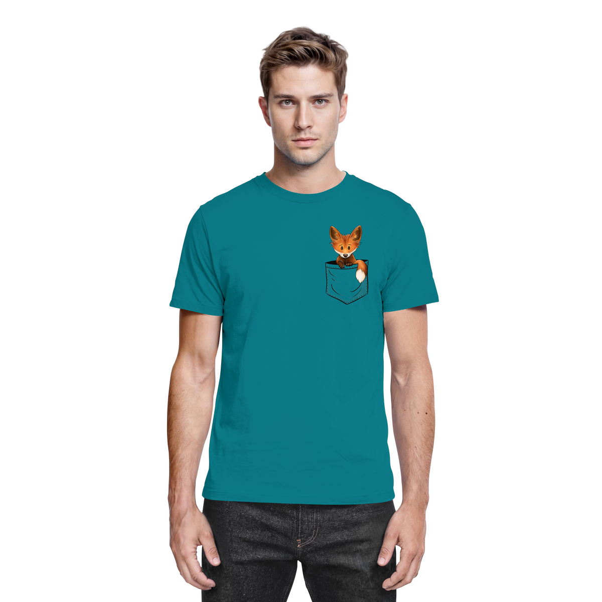 Funky Fuchs in der Tasche - Premium Shirt