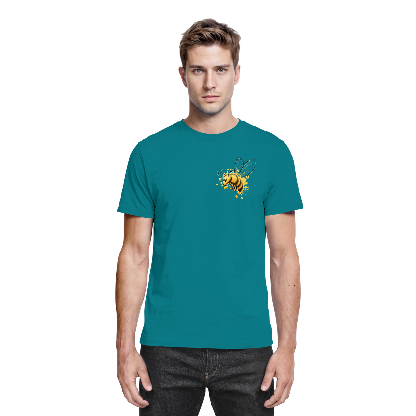 Lässige kleine Honig-Biene - Premium Shirt