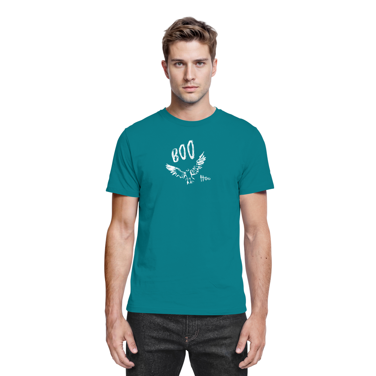 Boo Hoo! Fliegende Eule  - Premium Shirt