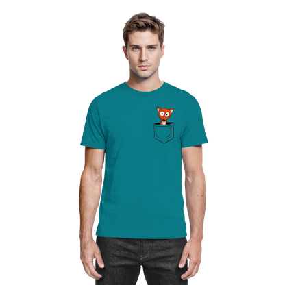 Fuchs in der Brusttasche | Taschen-Fuchs - Premium Shirt