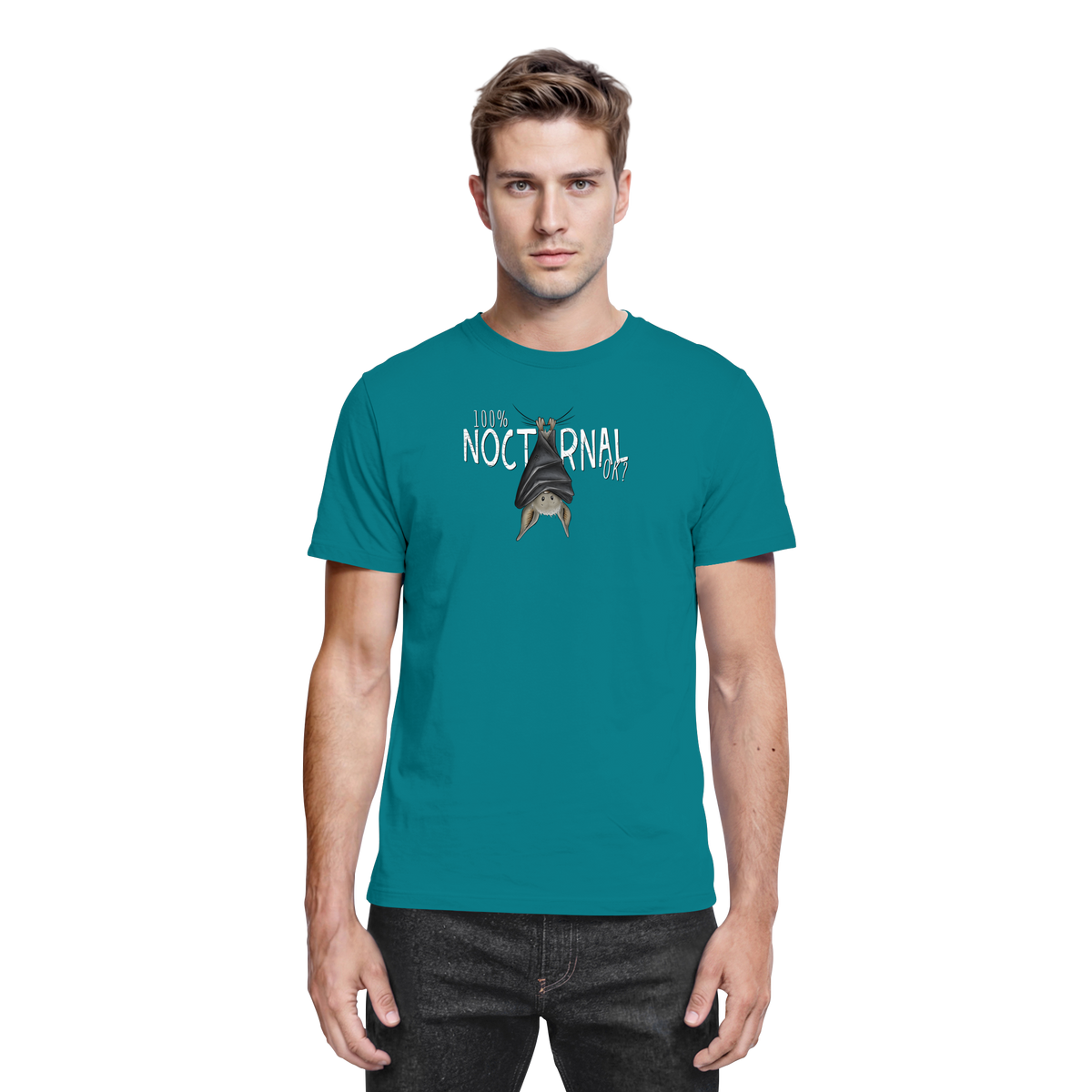 100% nachtaktive Fledermaus - Premium Shirt
