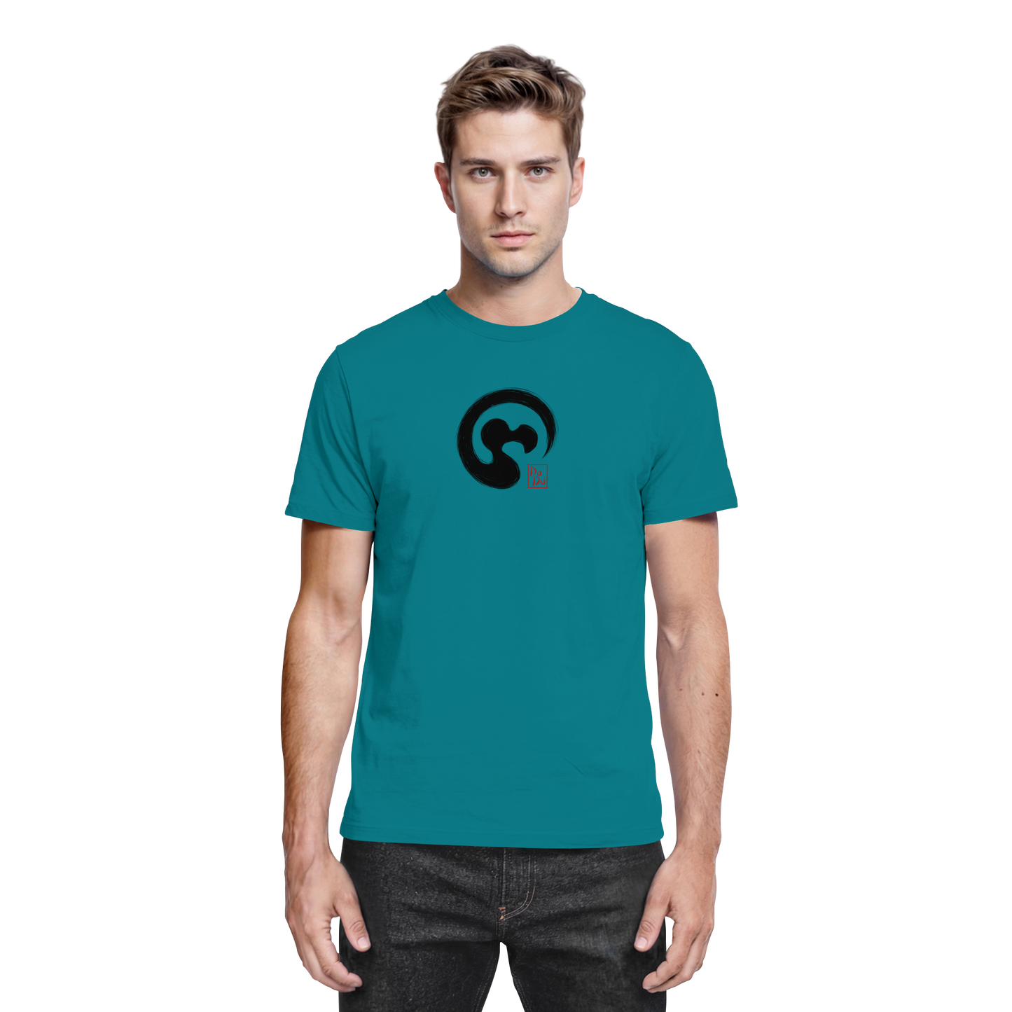 Zen Dodo im japanischen Enso Kreis - Premium Shirt