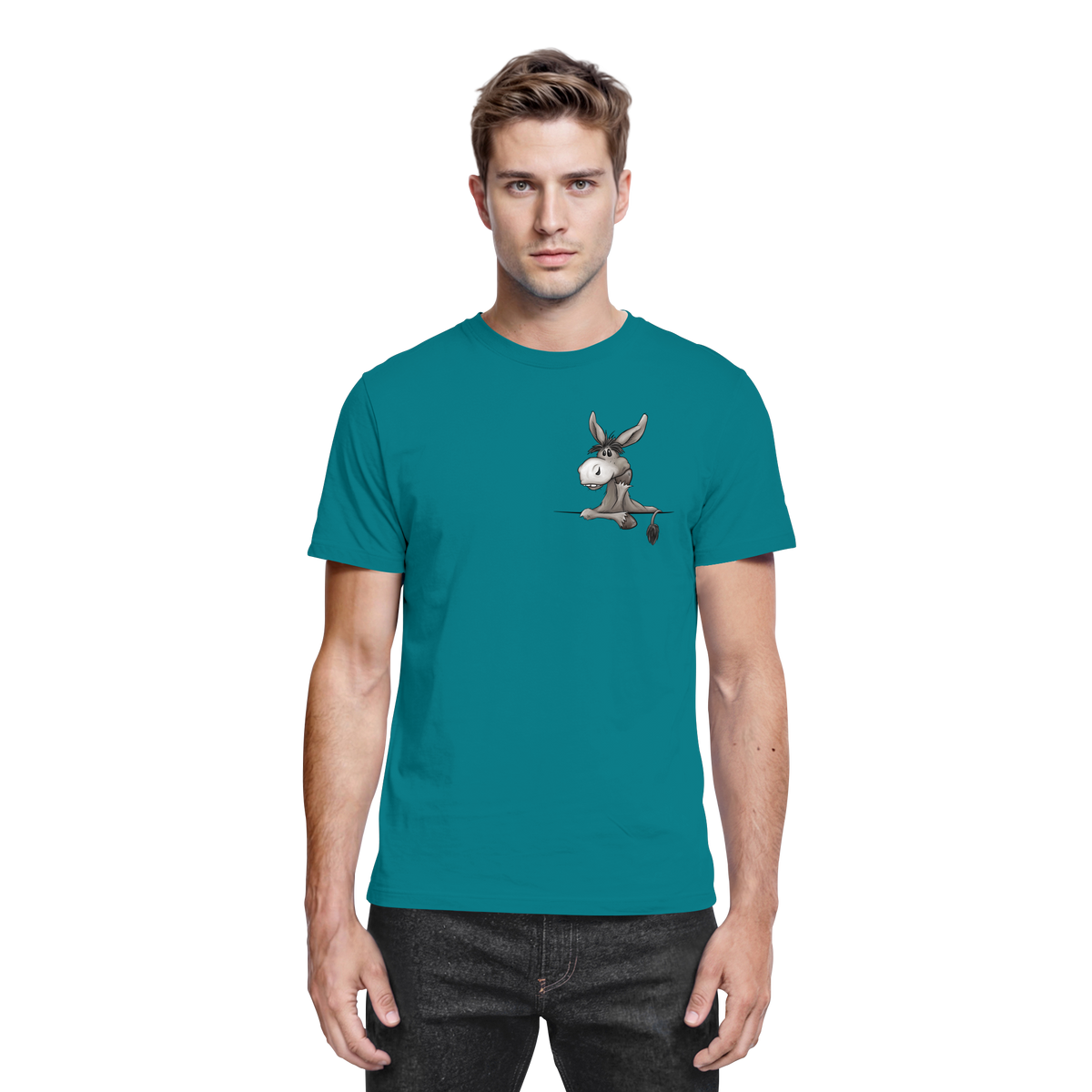 Lustiger lässiger Esel - Premium Shirt