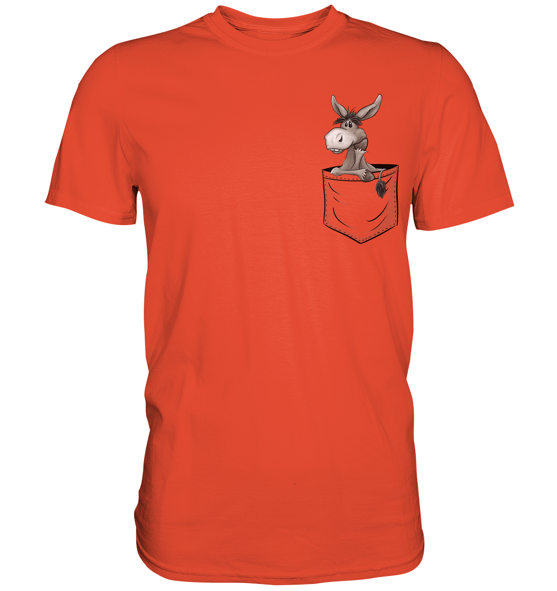 Bockiger Esel in Deiner Tasche - Premium Shirt