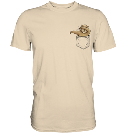 Dabbender Biber in Deiner Tasche - Premium Shirt