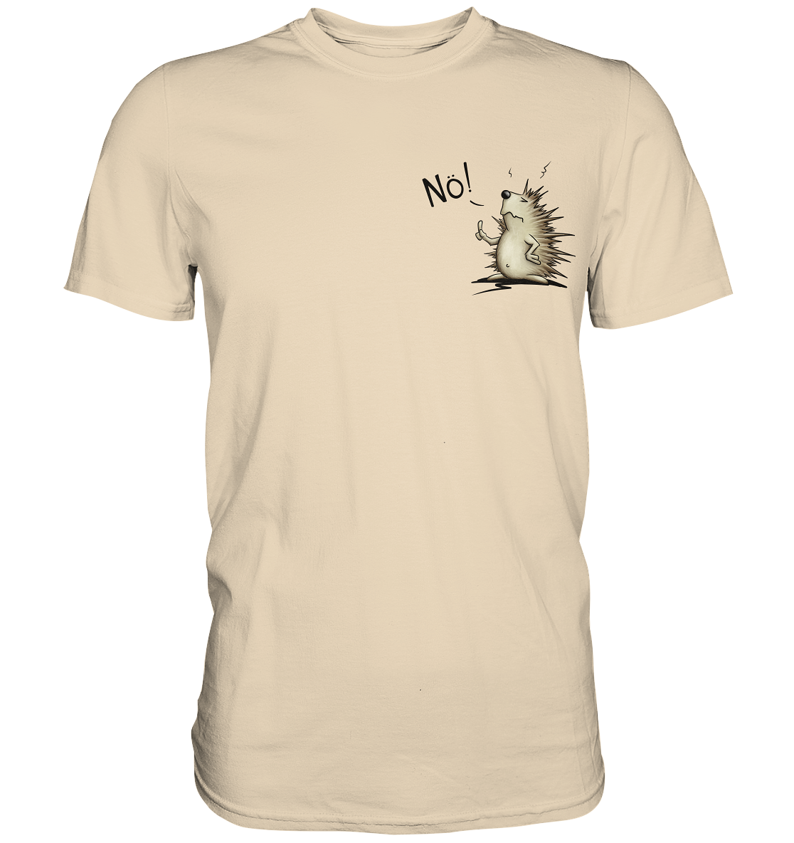 Nö! Grummeliger Igel - Premium Shirt