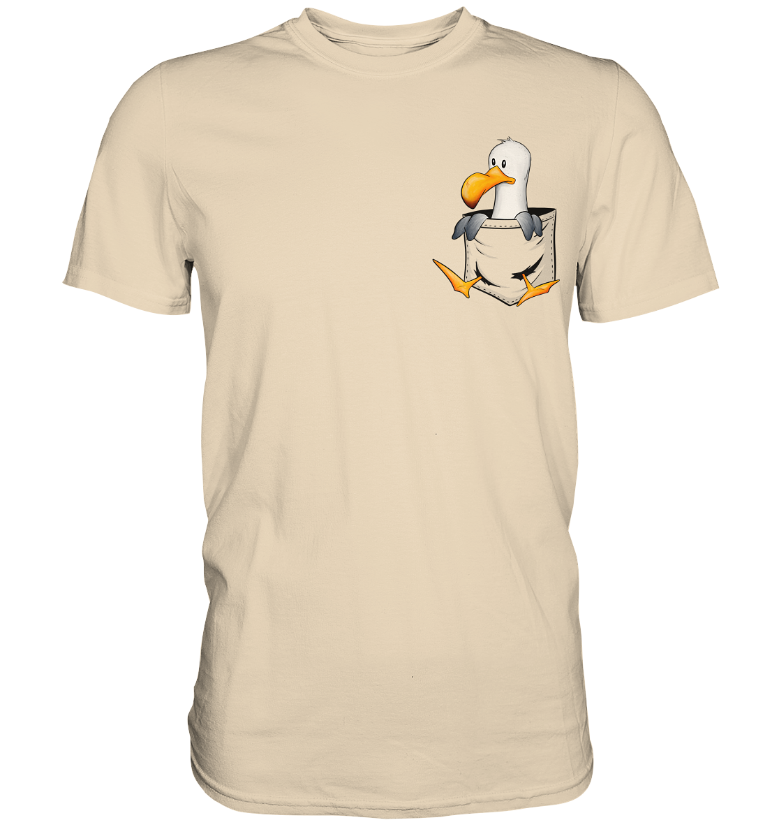 Kleine Möwe In Deiner Tasche - Premium Shirt
