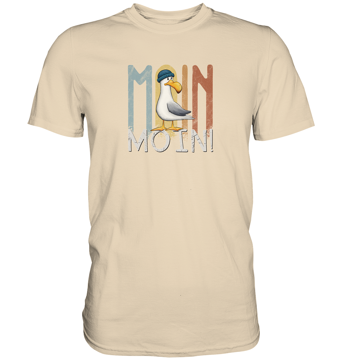 Moin Moin norddeutsche Möwe - Premium Shirt