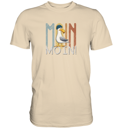 Moin Moin norddeutsche Möwe - Premium Shirt