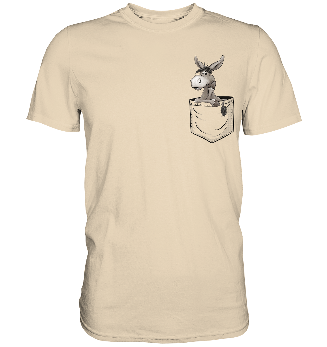 Bockiger Esel in Deiner Tasche - Premium Shirt