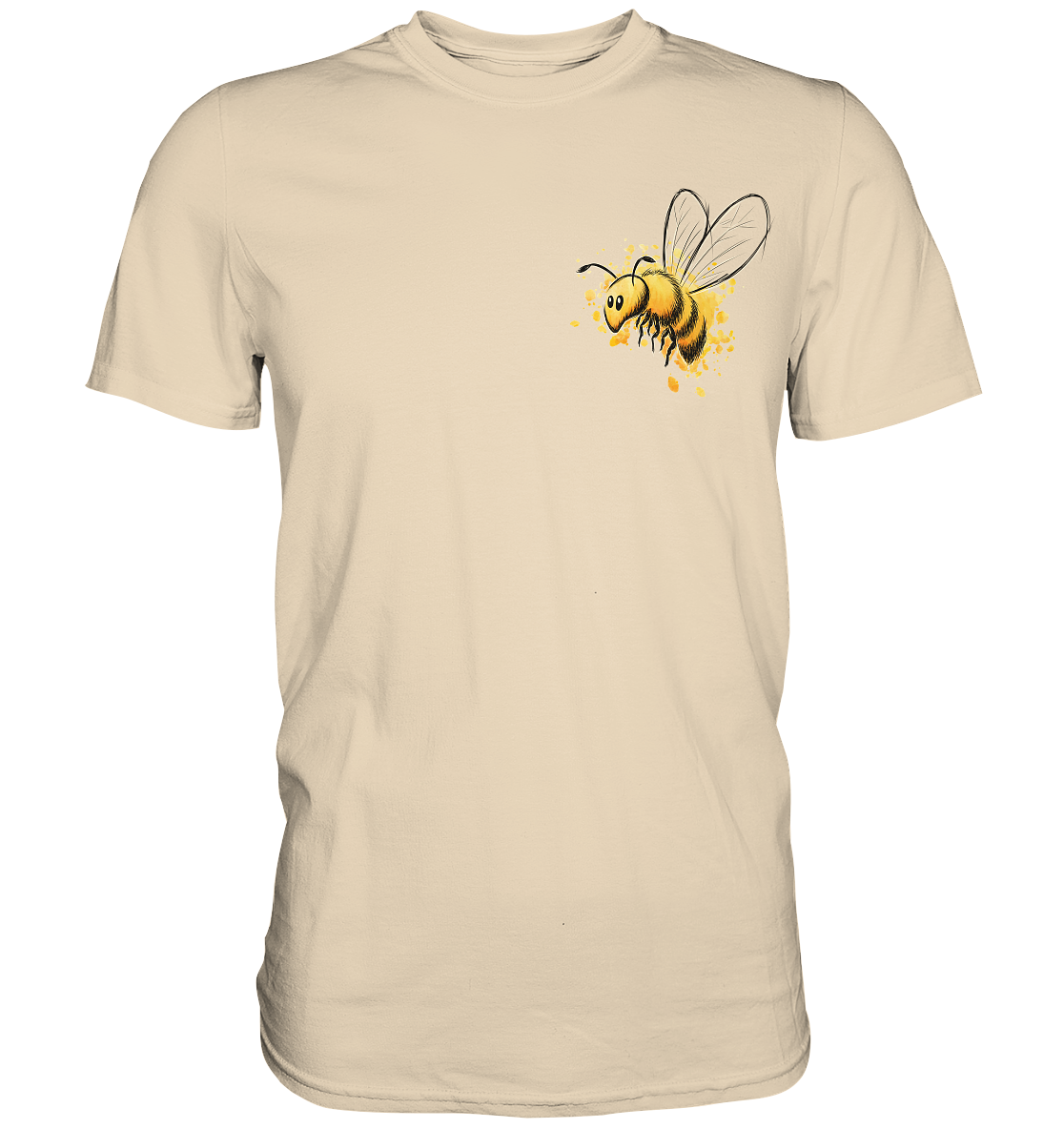 Lässige kleine Honig-Biene - Premium Shirt