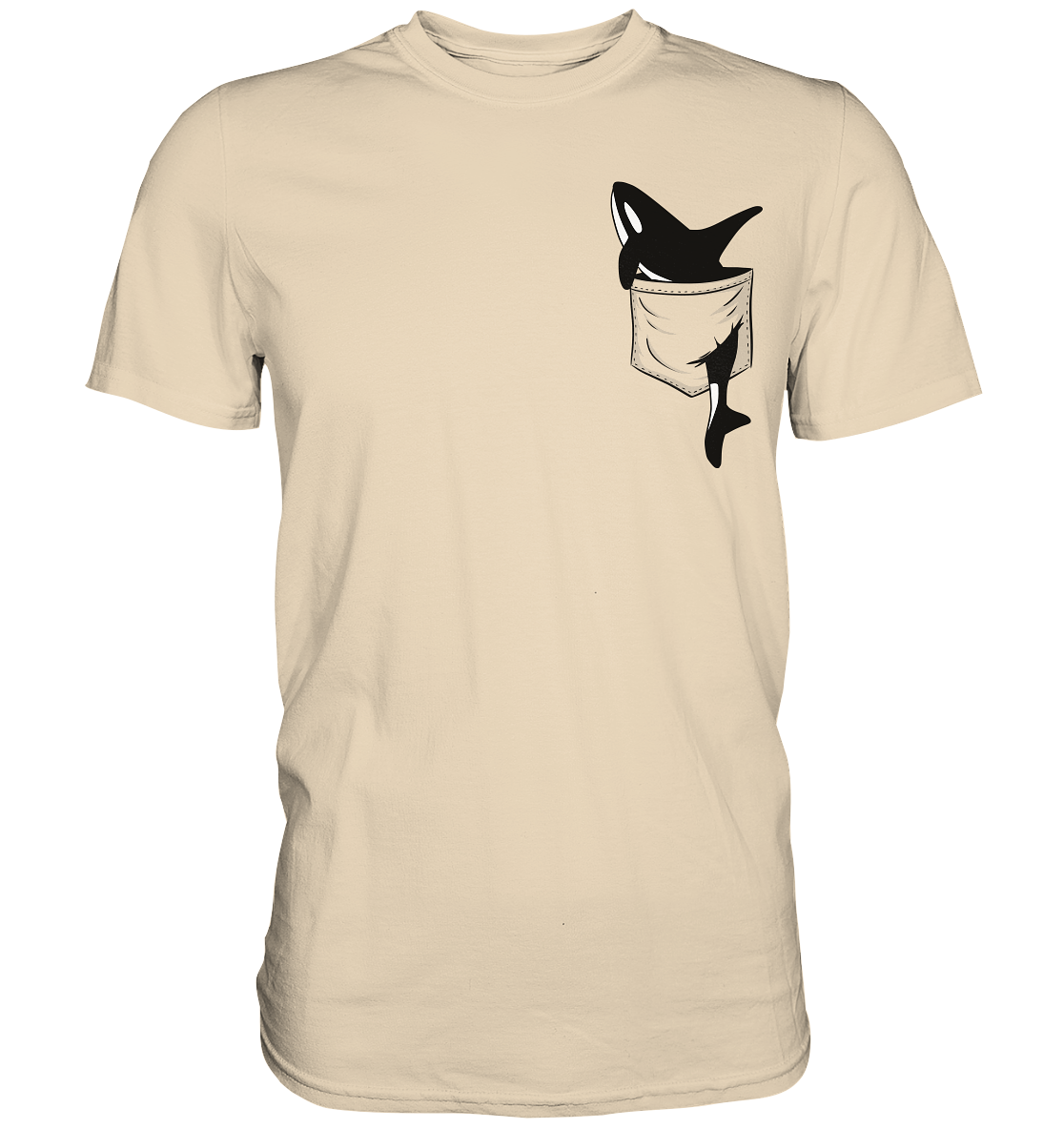 Orca In Deiner Tasche - Premium Shirt
