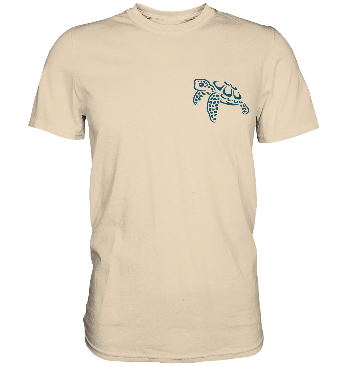 Lässig lustige Wasserschildkröte - Premium Shirt