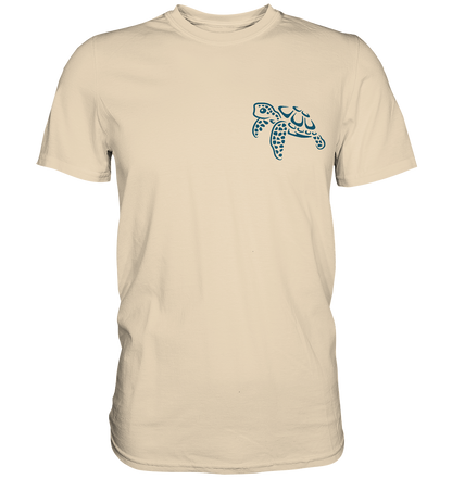 Lässig lustige Wasserschildkröte - Premium Shirt