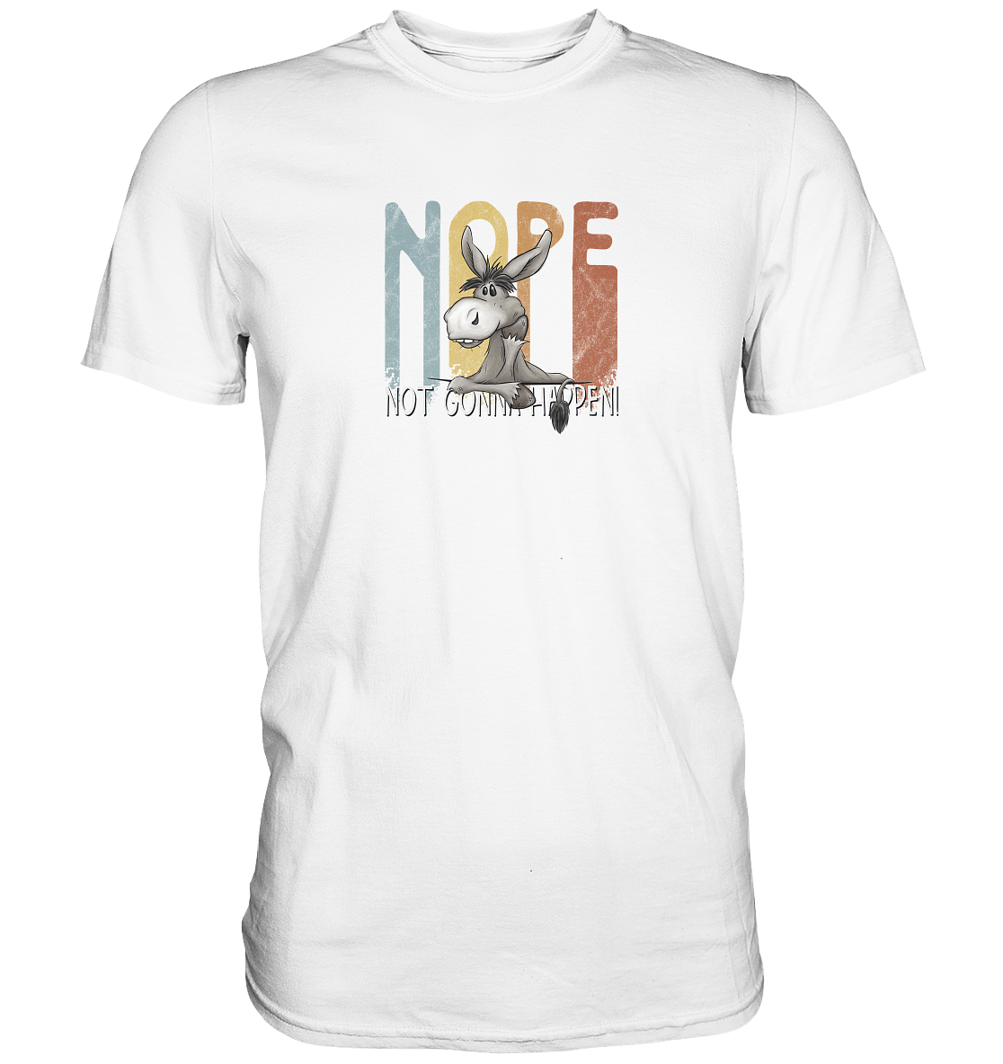 Nope | bockiger Esel - Premium Shirt