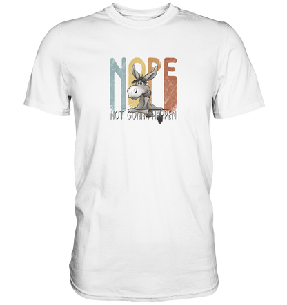 Nope | bockiger Esel - Premium Shirt
