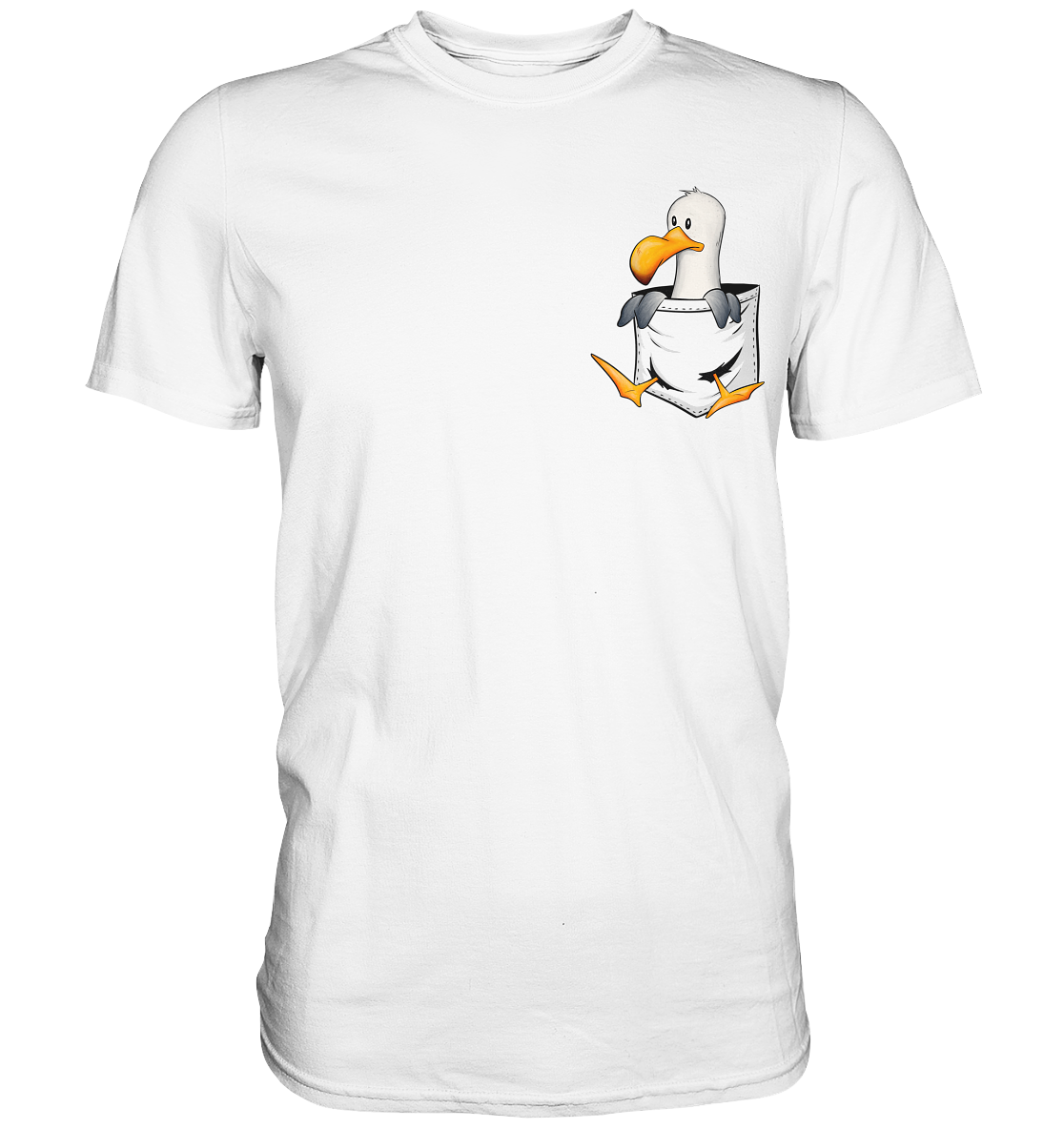 Kleine Möwe In Deiner Tasche - Premium Shirt