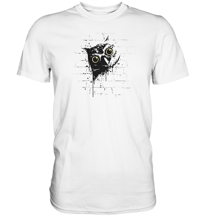 Lässige Street Art Eule - Premium Shirt