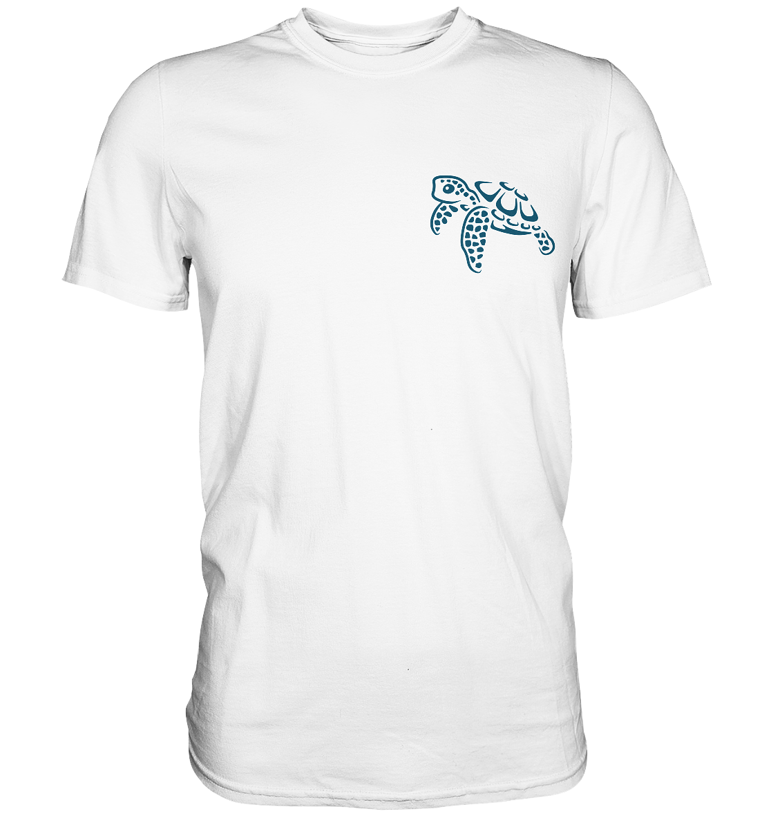 Lässig lustige Wasserschildkröte - Premium Shirt