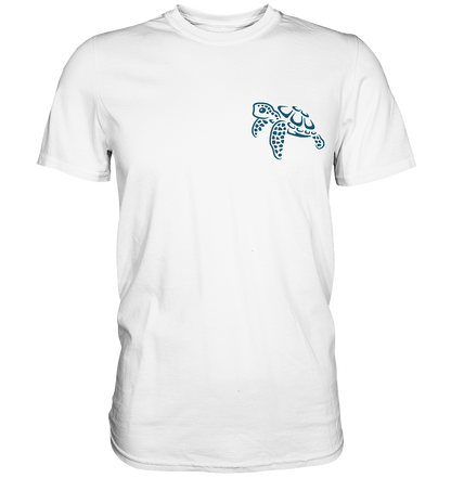 Lässig lustige Wasserschildkröte - Premium Shirt