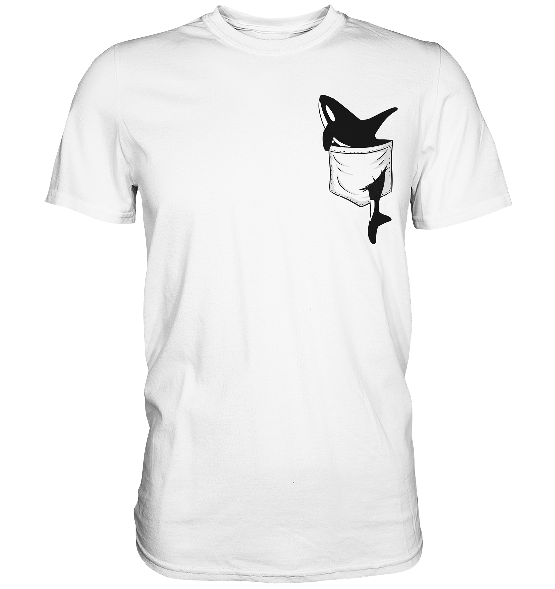 Orca In Deiner Tasche - Premium Shirt